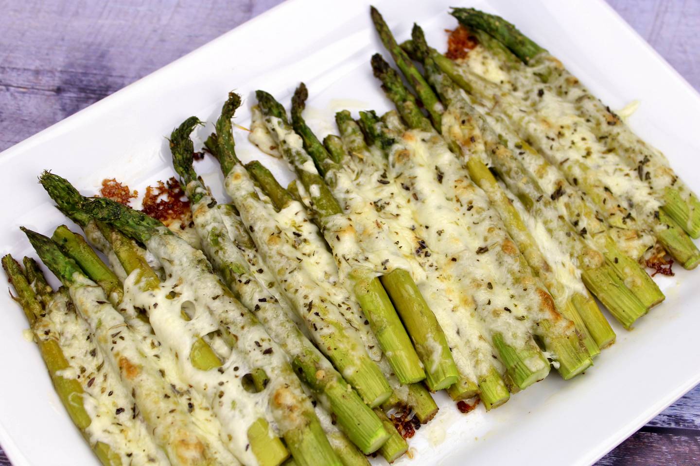 Blue Cheese Roasted Asparagus